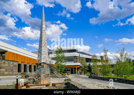 Höhe Ort, Erholungszentrum, Canmore, Alberta, Kanada Stockfoto