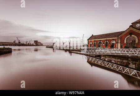 In der Nacht schöne Belfast Stockfoto