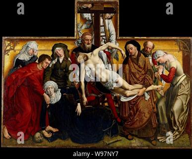 Descendimiento de la Cruz, copia del Original de Roger van der Weyden Stockfoto