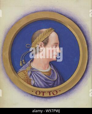 Beschreibung des douze Césars avec leurs Abbildungen 8 - Othon. Stockfoto