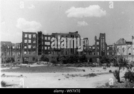 Gebäude in Stalingrad 1942 zerstört (6). Stockfoto