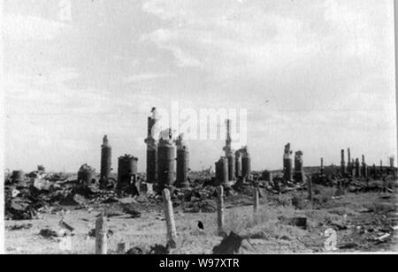 Zerstört Gebäude in Stalingrad 1942 (28). Stockfoto