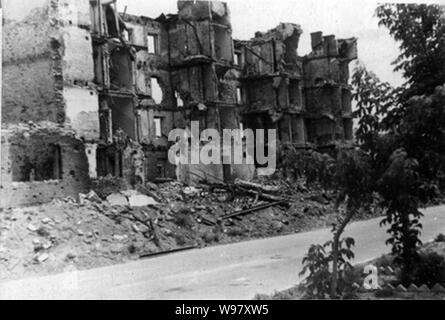 Zerstört Gebäude in Stalingrad 1942 (12). Stockfoto