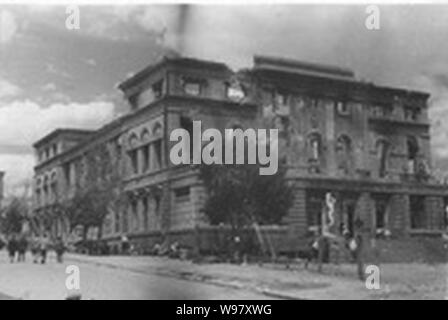 Zerstört Gebäude in Stalingrad 1942 (24). Stockfoto