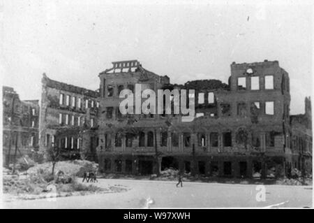 Gebäude in Stalingrad 1942 zerstört (8). Stockfoto