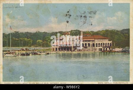 Detroit Yacht Club, Belle Isle Stockfoto