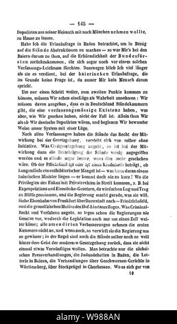 English Franz Jahrbücher (Ruge Marx) 145. Stockfoto