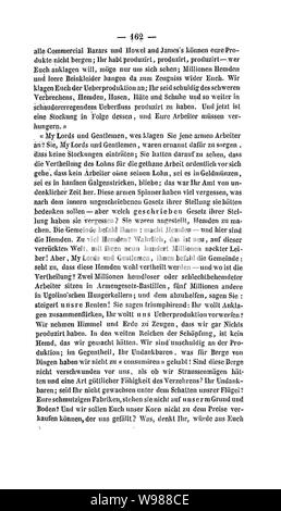 English Franz Jahrbücher (Ruge Marx) 162. Stockfoto