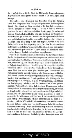 English Franz Jahrbücher (Ruge Marx) 190. Stockfoto