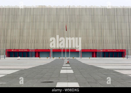 ---- Blick auf die Pekinger Olympischen Basketball Sporthalle, auch als Wukesong Indoor Stadium, in Peking, China, 11. April 2009 bekannt MasterCard Inc. s Stockfoto