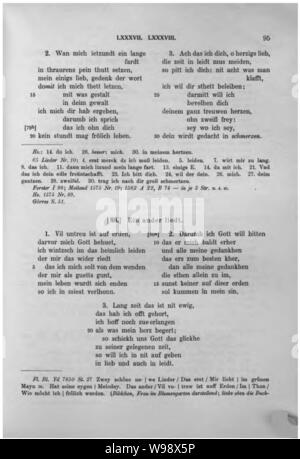 Deutsche Texte des Mittelalters V 114. Stockfoto