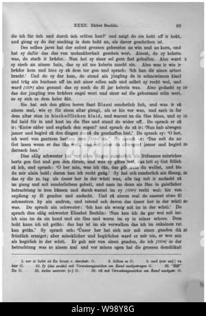 Deutsche Texte des Mittelalters VI 114. Stockfoto