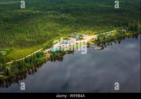 Oil Sands Arbeitnehmer camp Civeo Christina Lake Lodge in der Nähe von Conklin, Alberta. Stockfoto