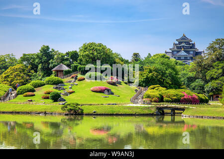 Korakuen Park, Okayama, Japan. Stockfoto