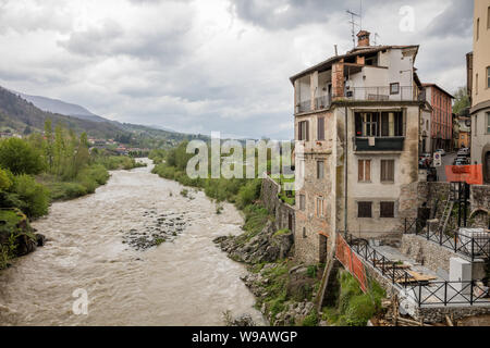 Castelnuovo di Garfagnana in der Toskana, Italien Stockfoto