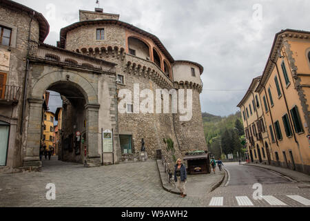 Castelnuovo di Garfagnana in der Toskana, Italien Stockfoto