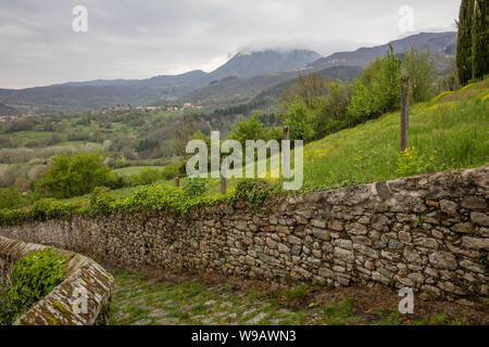 Castelnuovo di Garfagnana in der Toskana, Italien Stockfoto