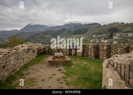 Castelnuovo di Garfagnana in der Toskana, Italien Stockfoto