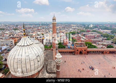 Jama Masjid in Delhi, Indien Stockfoto