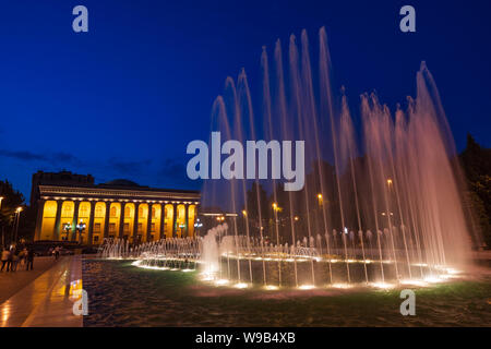 Baku, Aserbaidschan August 10, 2019 Brunnen in National Park am Meer Stockfoto