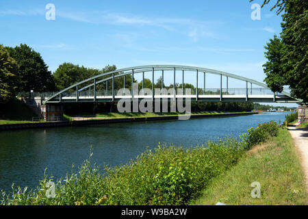 Deutschland, Ruhrgebiet, Kreis Recklinghausen, Datteln, Wesel-Datteln-Kanal Stockfoto
