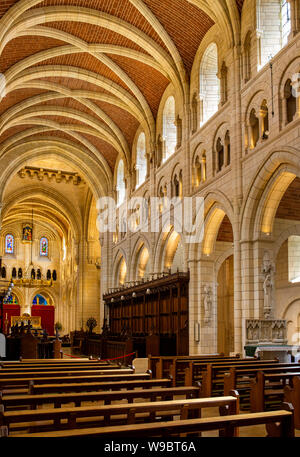 Großbritannien, England, Devon, Buckfast, Zisterzienserkloster, Abteikirche Innenraum, das Kirchenschiff Stockfoto