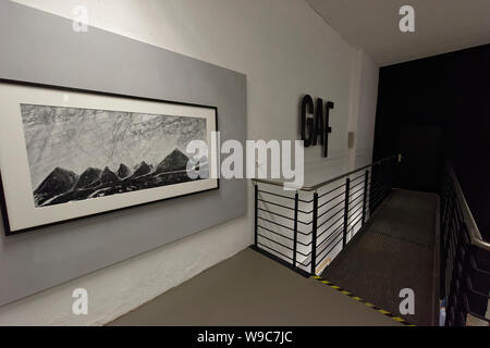 Fotoausstellung,, Bergwelten,, vom Peter Mathis in der GaF.Hannover. Stockfoto