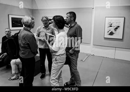 Fotoausstellung,, Bergwelten,, vom Peter Mathis in der GaF.Hannover. Stockfoto