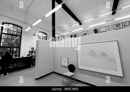 Fotoausstellung,, Bergwelten,, vom Peter Mathis in der GaF.Hannover. Stockfoto