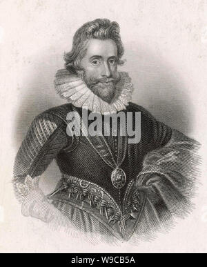 HENRY WRIOTHESLEY, 3rd Earl of Southampton (1573-1624), häufig gekennzeichnet als die Messe Jugend von Härtling, Sonette Stockfoto