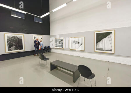 Fotoausstellung,, Bergwelten,, vom Peter Mathis in der GaF.Hannover. Stockfoto