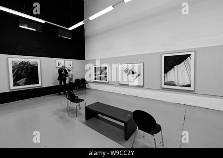 Fotoausstellung,, Bergwelten,, vom Peter Mathis in der GaF.Hannover. Stockfoto