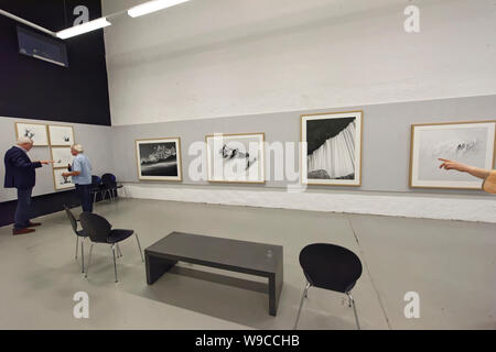 Fotoausstellung,, Bergwelten,, vom Peter Mathis in der GaF.Hannover. Stockfoto