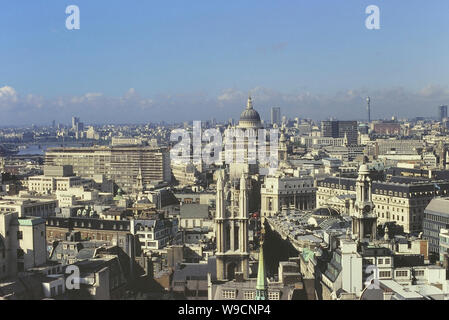 London, England, Großbritannien. Ungefähr 1985 Stockfoto