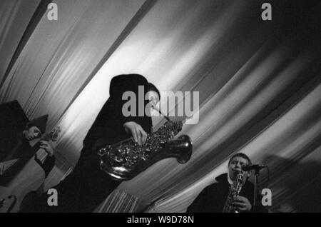 John Surman am Amougies Festival, Oktober 24-28, 1969 Stockfoto