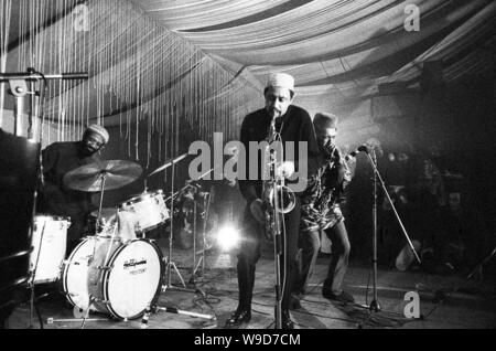 Frank Wright an der Amougies Festival, Oktober 24-28, 1969 Stockfoto