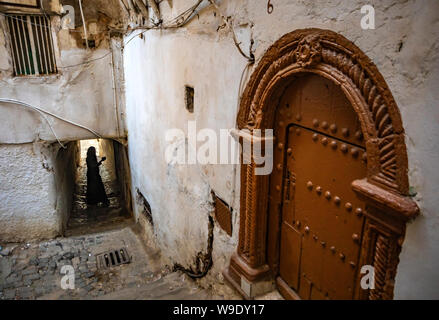 Algerien, Algier, Alerg Kasbah, Straße Stockfoto