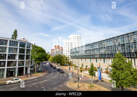 Gehry Bauten in Düsseldorf - Deutschland Stockfoto