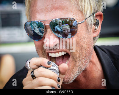 Stone Temple Pilots live auf der Bühne des 2019 Copenhell Metal Festival - hier Sänger Jeff Gutt Stockfoto