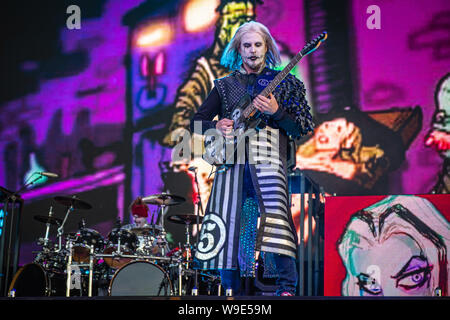 Rob Zombie live auf der Bühne des 2019 Copenhell Metal Festival - hier Johannes 5 an der Gitarre. Stockfoto