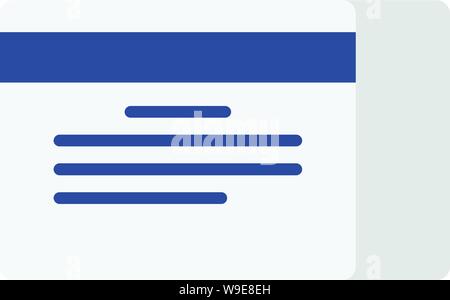 Pille Karton Symbol. Flache Darstellung der Pille Karton vektor Symbol für Web Design Stock Vektor