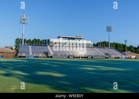 DURHAM, NC, USA - 8. AUGUST: Koskinen Stadion am 8. August 2019 an der Duke University in Durham, North Carolina. Stockfoto