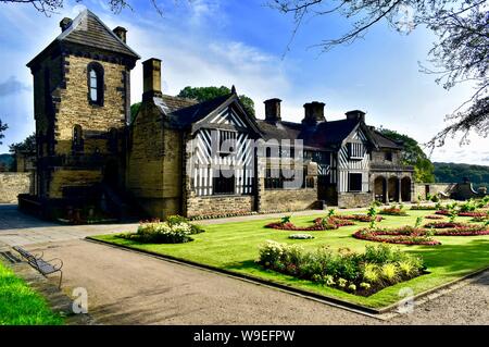 Shibden Hall Halifax, Heimat der Lister Familie. Stockfoto