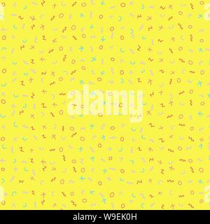 Auffällige abstrakte Muster Design mit gelben Hintergrund. Website Hintergrund. Stock Vektor
