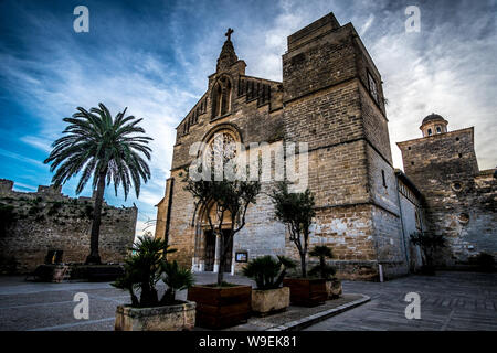 Altstadt von Alcúdia, Mallorca, Spanien Stockfoto