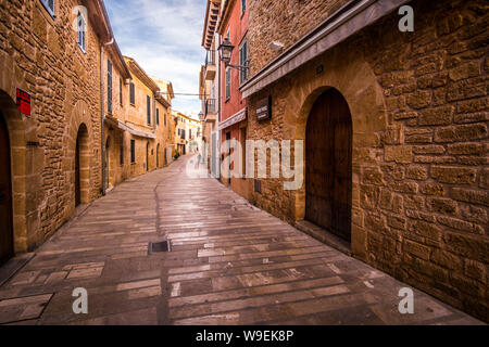 Altstadt von Alcúdia, Mallorca, Spanien Stockfoto