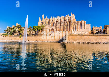 La Seu Catedral in Palma de Mallorca, Spanien Stockfoto