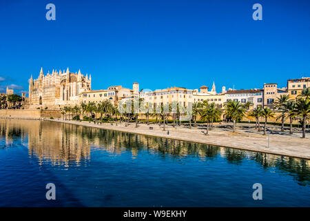 La Seu Catedral in Palma de Mallorca, Spanien Stockfoto