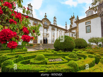 Blick auf den Mateus Palast. Vila Real, Portugal Stockfoto