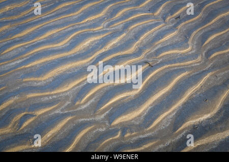 Recration am Sandstrand in Skerries, Co Dublin, Irland Stockfoto